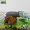 Neues Spielzeug Kleiner Geist Zombie und Kanone Rückfahrzeug Katapult Puppe Spielzeug Kindergeburtstagsgeschenke