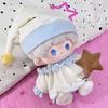 1 set Outfit 20cm Cotton Doll Clothes Star Hat Plush Doll Clothes  Children's Gift