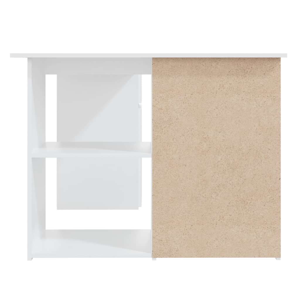 Scrivania Angolare Bianca 145 x 100 x 76 cm Truciolato