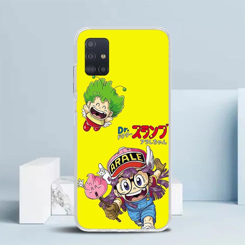 Arale Dr Slump Soft Cover for Samsung Galaxy A12 A22 A32 A52 A72 A02S Phone Case Note 20 Ultra 10 S10 Plus A51 A71 A50S A20S A10