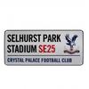 Crystal Palace FC Selhurst Park Stadium SE25 Metal Plaque