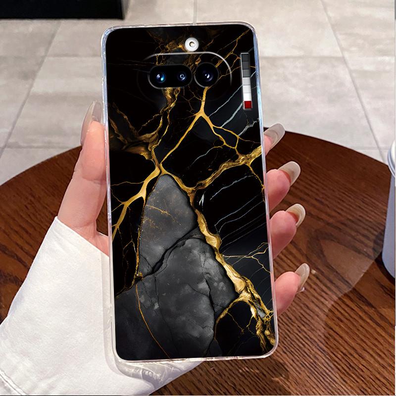 For Nothing Phone 4a 5G Case Clear Luxury Cute Love Rabbit Funny Pattern TPU Soft Silicone Back Cover For Nothing 4A 4 A Casing