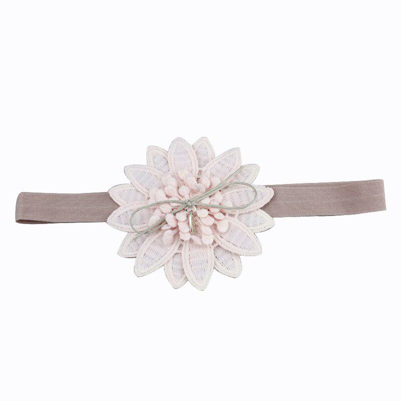 

Детская повязка на голову с цветочным принтом, повязка на голову в виде тюрбана для девочек, аксессуары для волос розовый