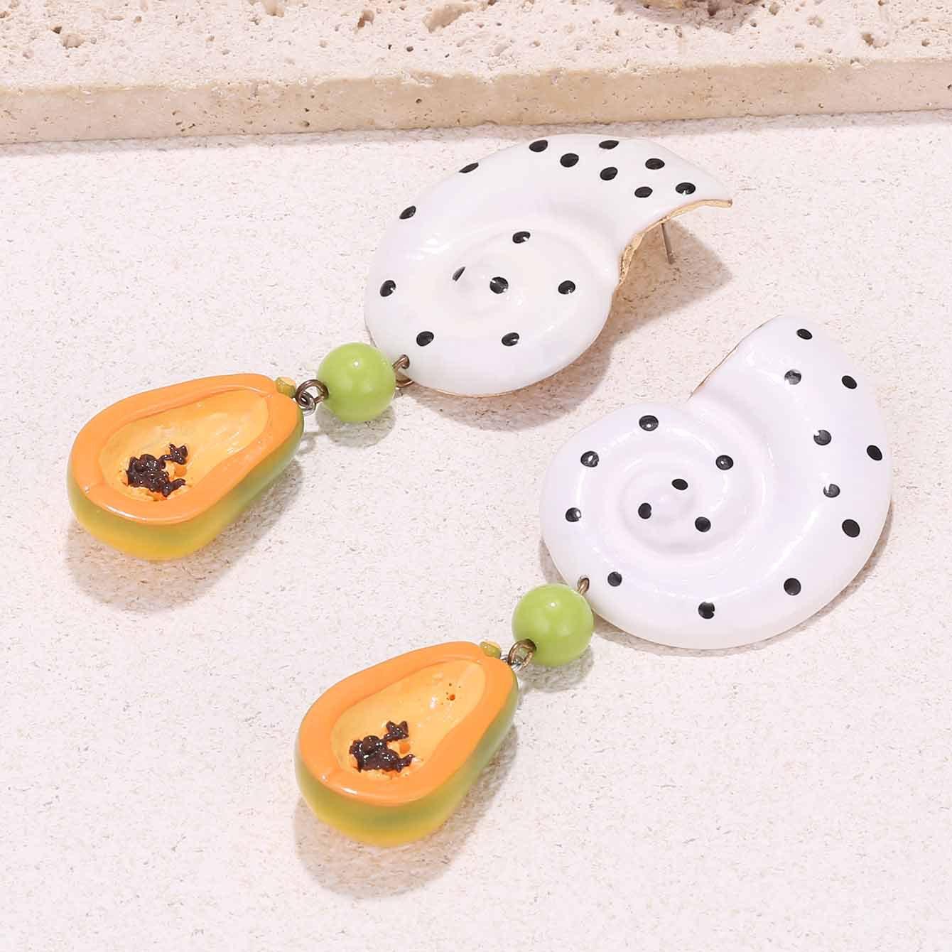 

Модные серьги-подвески для женщин белый