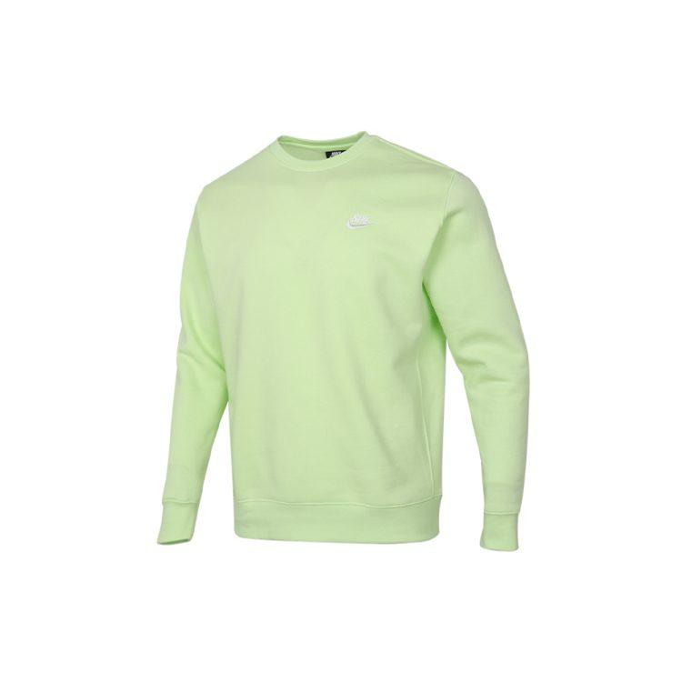 Nike Sweatshirts Men's Green Crew Neck Moderate Regular BV2663-383