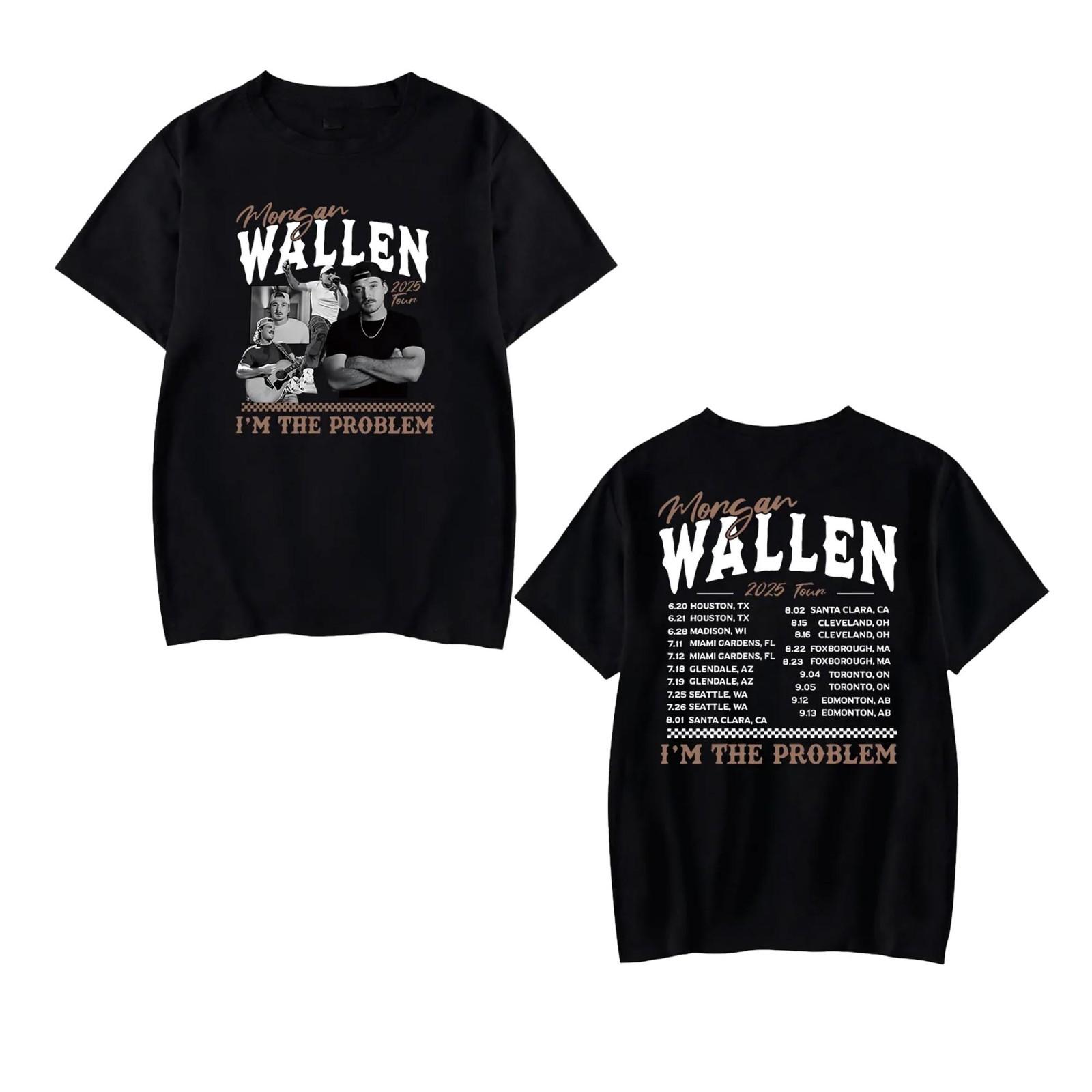 Morgan Wallen Country Music T-Shirt 2 sides Unisex S-5XL S