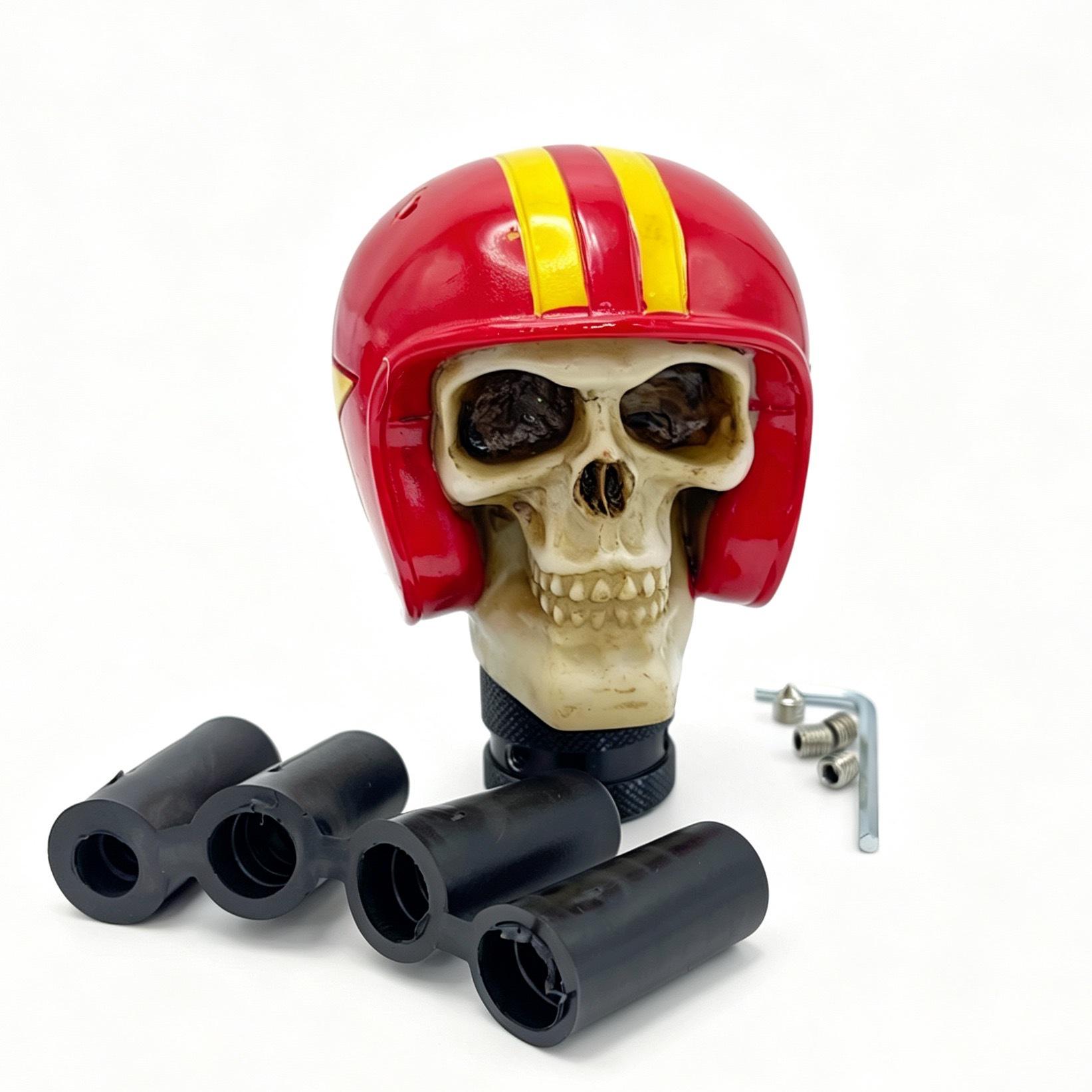 

Personalized Skull Shift Knob for Manual Transmission - Ghost Head Style with Baseball Cap Design