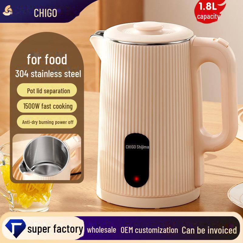 

Chigo 1.8L Stainless Steel Electric Kettle for Home and Office