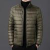 2024 Men's Stand Collar Lightweight Military Cotton Jacket for Winter