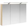 Bathroom Furniture Set 6 pcs Sonoma Oak Engineered Wood and Glass