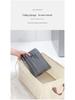 Portable Foldable Wall-Mounted Laundry Basket: Large Capacity Mesh Storage for Bathroom and Toilet.