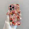 Kreatives Blumen-Handyhülle für iPhone 14, 15, 16, 17 Pro Max