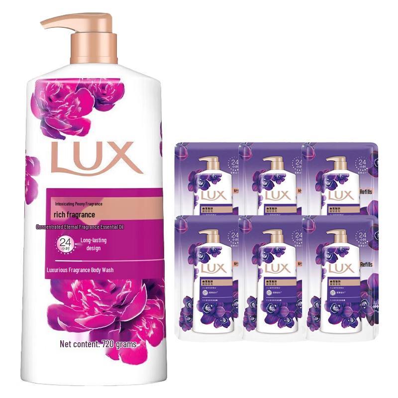 LUX Enchanting Peony Scented Shower Gel Set
