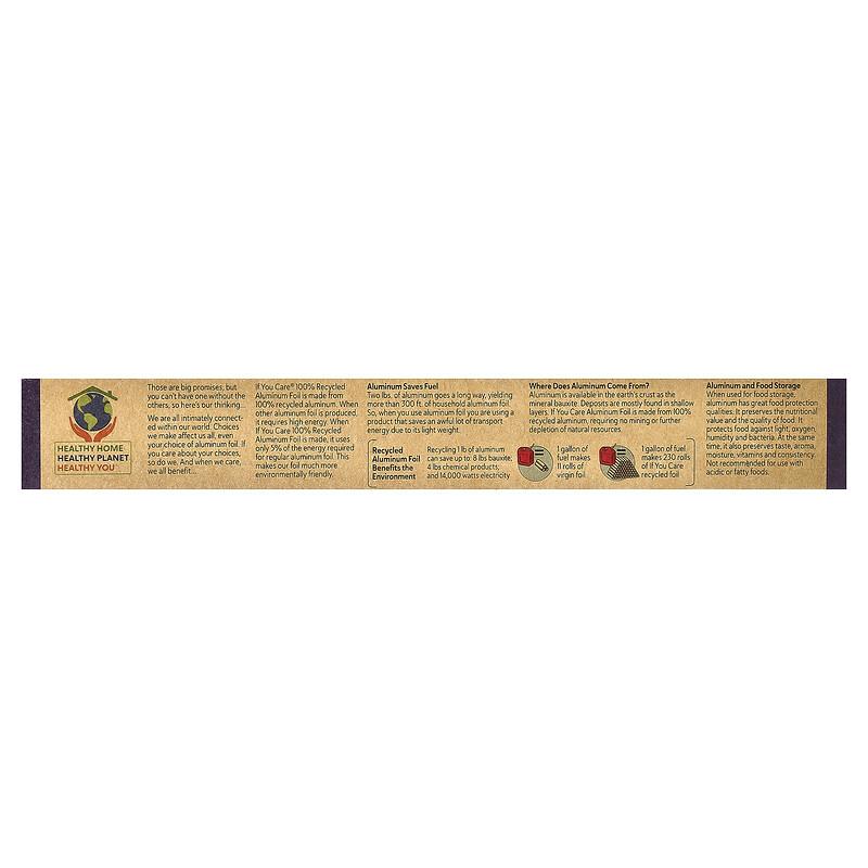 100% Recycled Aluminum Foil, 50 Sq Ft (52.49 Ft X 42 In)