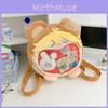 Character Anime Theme Plush Backpack Outdoor Large Capacity Itabag Transparent