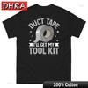 Duct Tape Ill Get My Tool Kit HandyUnisex Maintenance Repairs Unisex Classic Para Hombre for Travel Crew Neck Tee Loose Tops