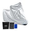 NANAHAN Motorcycle 300D Equipped with a Storm Guard and with Made In Available In 4 Silver Cover, Thick, Belt, Waterproof, Water-Repellent, Windproof,