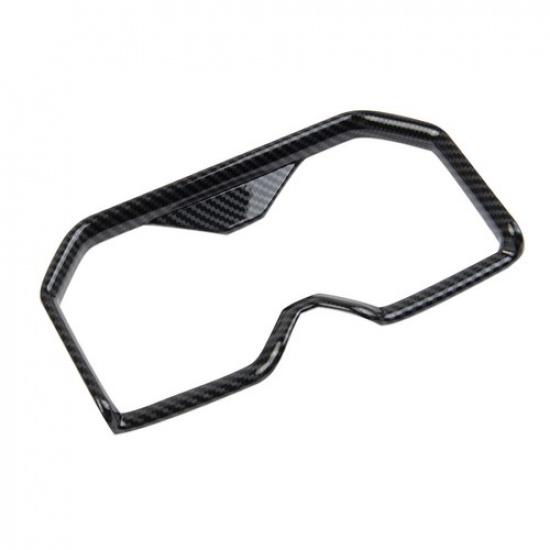 Carbon Fiber Style Rear Seat Armrest Cup Holder Cover Trim For Toyota Tundra