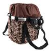 Collapsible Bike Basket Flower Printed Small Pet Cat Dog Carrier Bag Detachable Bicycle Handlebar