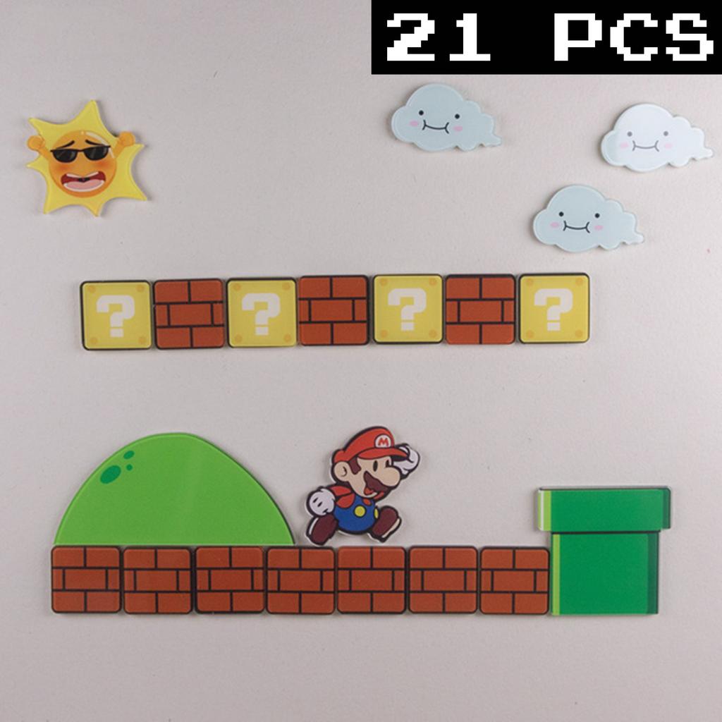 Cartoon Bros Fridge Magnet Home Kitchen Convenience Sticker Anime Photo Message Board Refrigerator Magnetic Stickers Home Dec