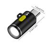 Type-C LED Handheld Strong Light Pocket Keychain Flashlight Mini Flashlight Small Torch Light Outdoor Hiking Camping Accessories