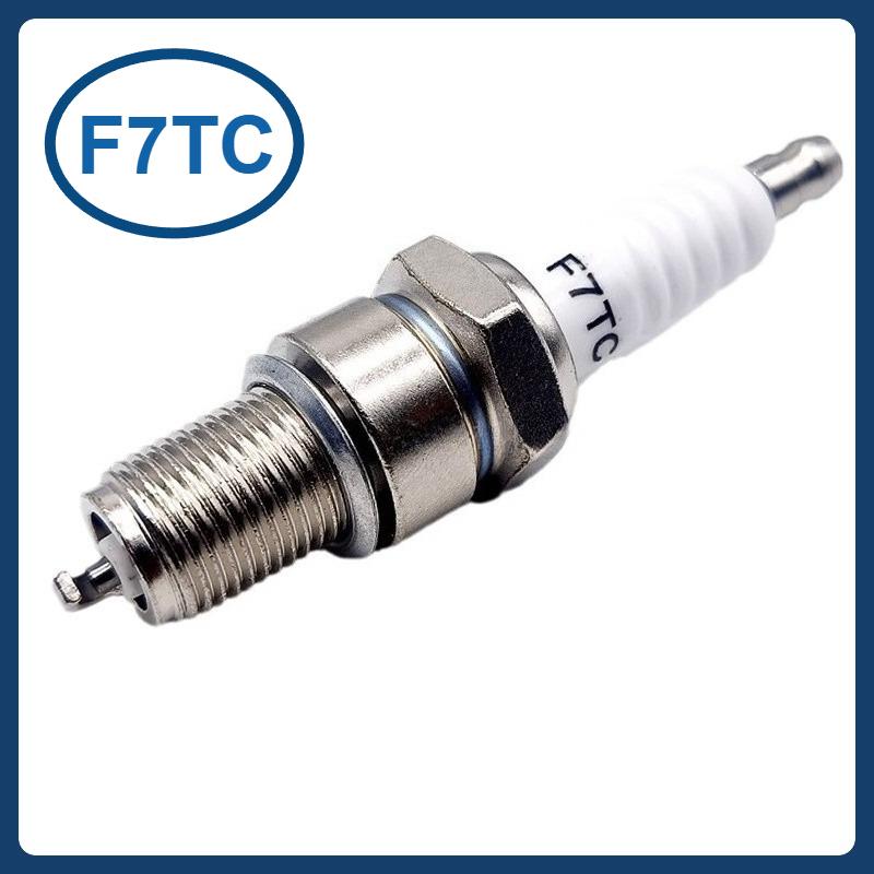 4PCS Spark Plugs F7TC for GX120 GX160 GX200 GX240 GX270 GX340 GX390 Generators Lawn Mowers Tractors Rotary Water Pumps Go Kart