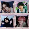 Personalized Pillow Cover Kids Bedroom Wild Party Decor Pillowcase kid Birthday shower Gift R-R-Riize SINGER  Wonbin