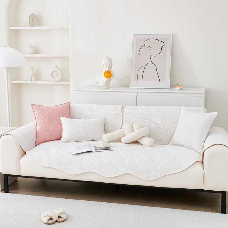 Plush Sofa Cushion, Winter Modern, Four-season Universal, Nordic Simple Cover, All-inclusive Sofa Cover, Non-slip Cushion