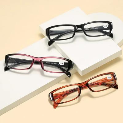 Reading Glasses Women Classic Resin Mens High-definition Presbyopic Glasses Diopter+1.00 1.5 2.0 2.5 3.0 3.5 4.0