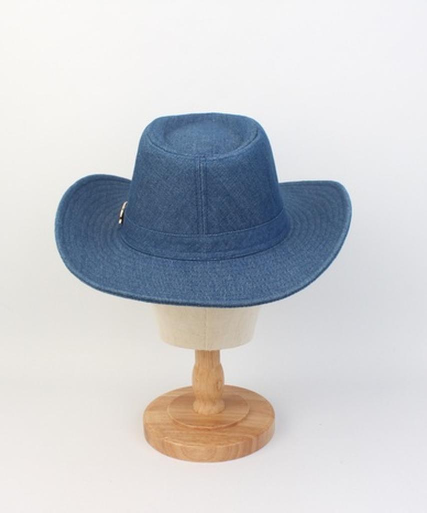 Yunibeosyeolkemiseuteuli Cowboy Dark Denim Fedora Cowboy Fedora