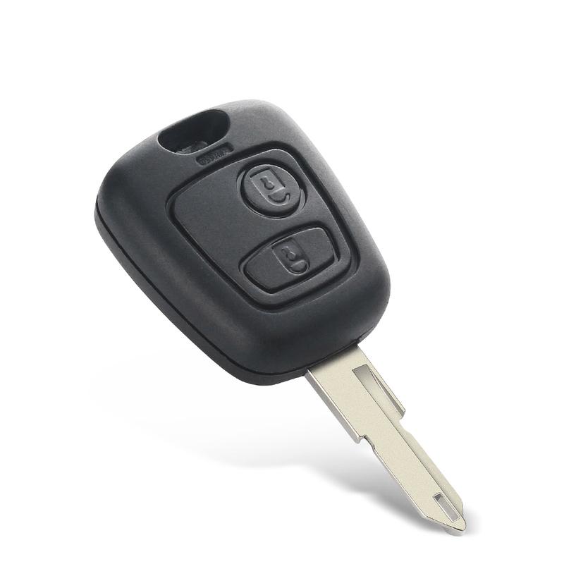 KEYYOU 10PCS For Peugeot 106 107 207 307 407 206 306 406 Car Remote Key Case HU83 VA2 Shell Fob For Citroen C1 C4 XSARA Picasso