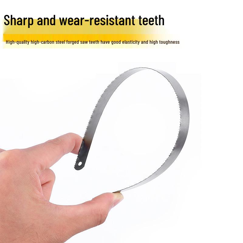 High-Speed Carbon Steel Hacksaw with Fine High Manganese Blade for Metal and Wood Cutting