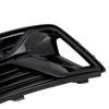 2PCS Front Bumper Fog Light Cover Grill Grille Fit A6 C8 2019-2023