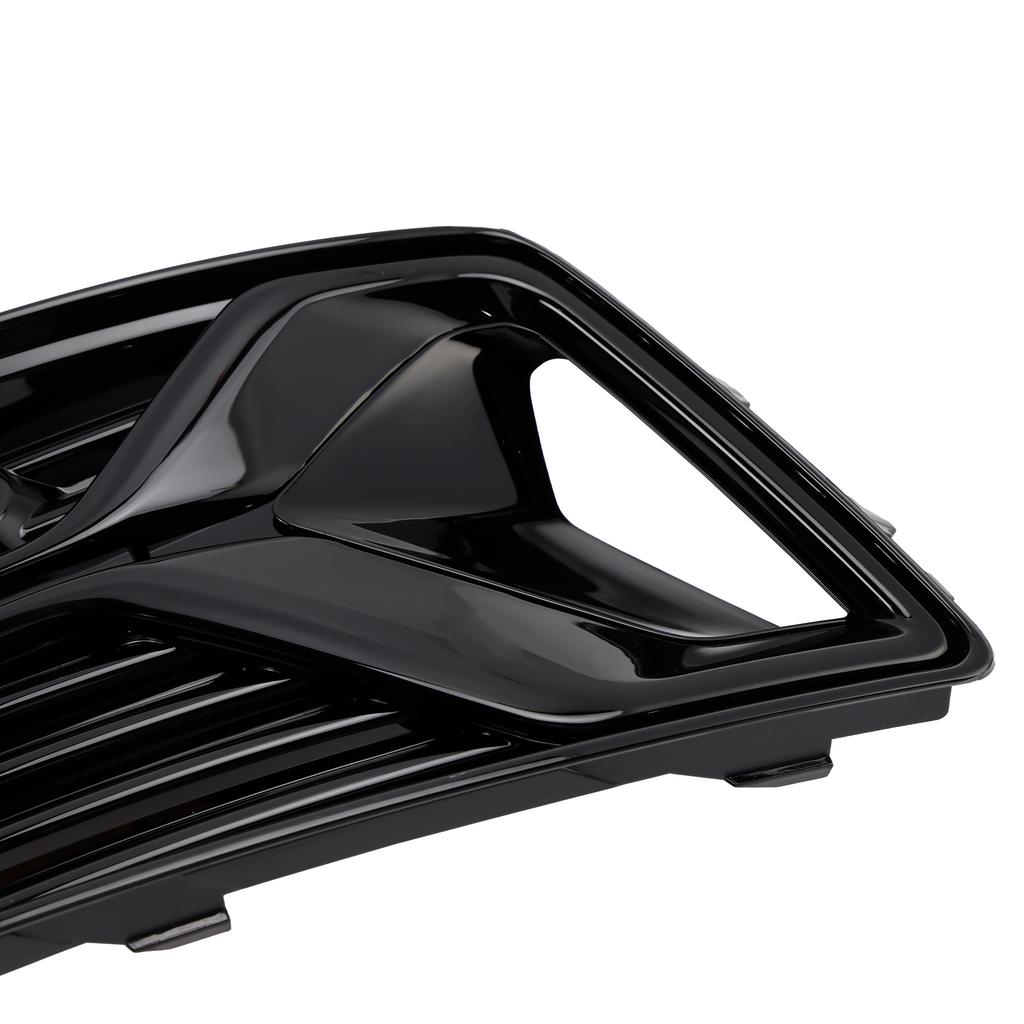 2PCS Front Bumper Fog Light Cover Grill Grille Fit A6 C8 2019-2023