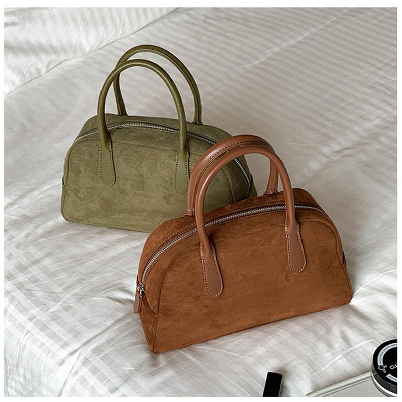 Torebki Damskie Projektant Moda Luksusowa Retro Boston Pluszowa Torba