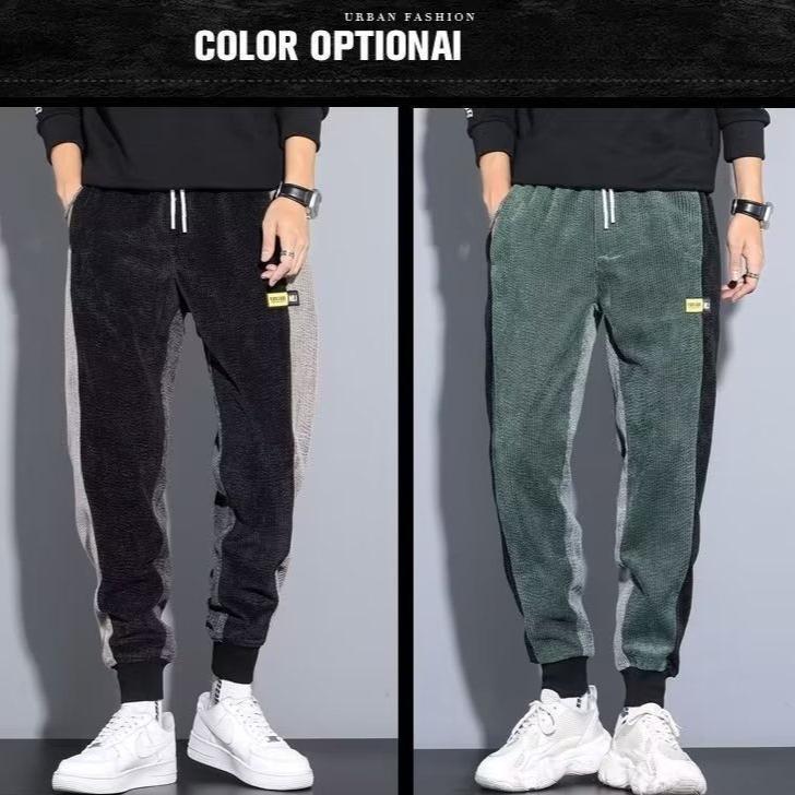 Neuer Wintermodetrend Hochwertiger Cordplüsch Verdickte und vielseitige lose große schmale Riemen Harlan Casual Herrenhose