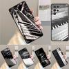 Music Piano Elegant Silicone Phone Case For Samsung Galaxy Note 10 Pro S26 S25 S24 S23 S22 S21 Plus S25Ultra Capa Cover