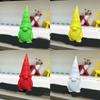 Holiday Tabletop Dwarf Decoration Colorful Artistic Design Santa Elf Figurine Safe Entryway Display Piece