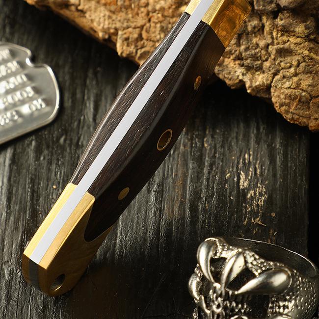 A Knife for A Collapse, A Stainless Steel Butcher Knife, Meat Knife, A Kitchen Knife for Fruits, A Camping Instrument, A Chef Knife with A Case