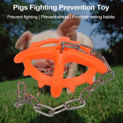 Livestock Chew Bite Toy Domestic Animal Anti-Fighting Toy High Strength Entertainment Device With Chain To Consume Excess Energy