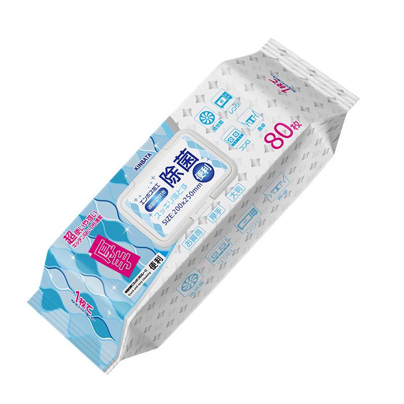 

KINBATA Japan Kitchen Degreasing Wet Wipes - 80 Sheets синий