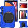 For Samsung Tab S10 FE 10.9 S7 S8 Plus S9 Ultra SM-X920 X820 X520 Heavy Duty Rugged Tablet Case Pull Ring Stand Shockproof Funda