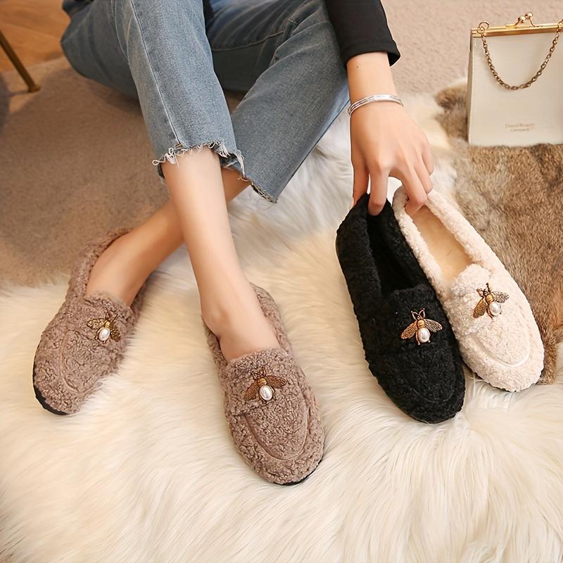 Women's Shearling Fleece Boots for Winter Wear 2025 Korean Style Flat Sole Moisture-Wicking, Warm, Comfortable