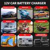 12V6A Car Battery Charger Motorcycle Battery Charger Smart Automatic Battery Charger
