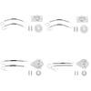 Front and Rear Window Repair Kit for Renault Megane 1