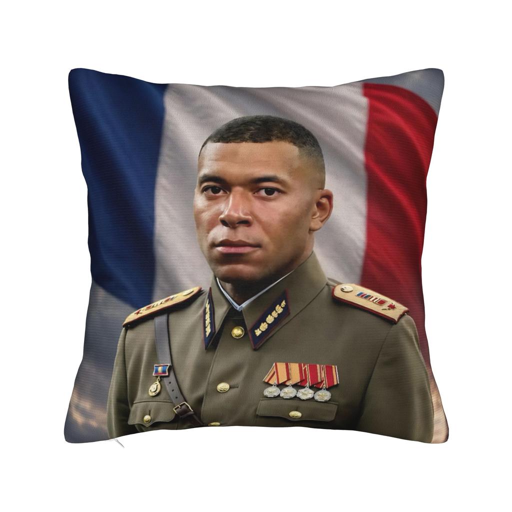 M-Mbappe Dictator Meme Pillowcase Printing Cushion Cover Gift  Throw Pillow Case Cover Home Square