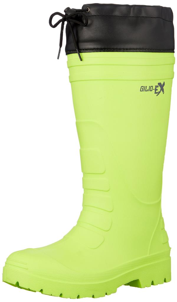 Guilio Lightweight Hybrid EVA Long Rain Boots for Gardening and Sizes Men's Work, Lime, 26.5cm-27.0cm
