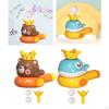 2 in 1 Floating Blowing Toy Travel Car Musical Party Favor Baby Small Speaker Toy,