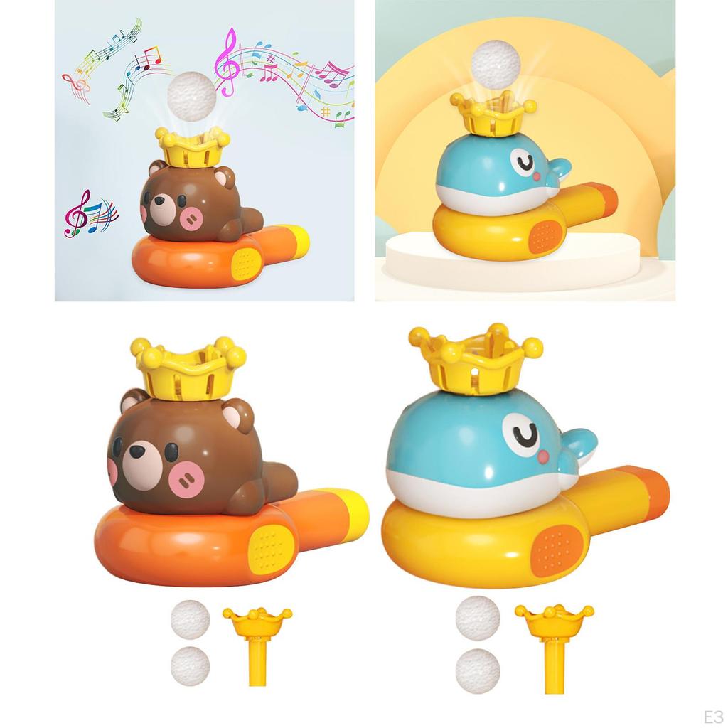 2 in 1 Floating Blowing Toy Travel Car Musical Party Favor Baby Small Speaker Toy,