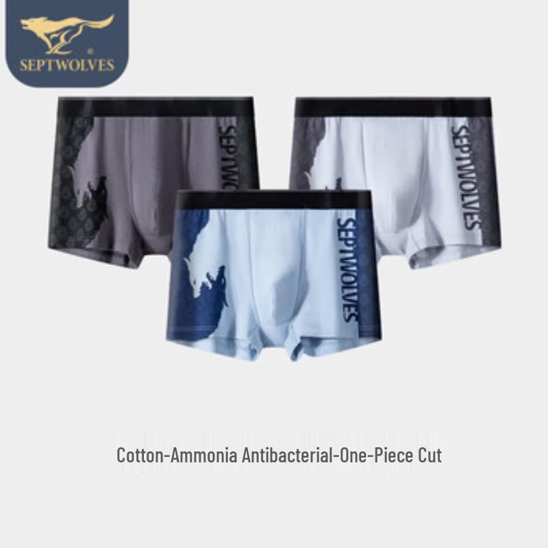 SEPTWOLVES Men s Loose Fit Antibacterial Boxer Briefs XL